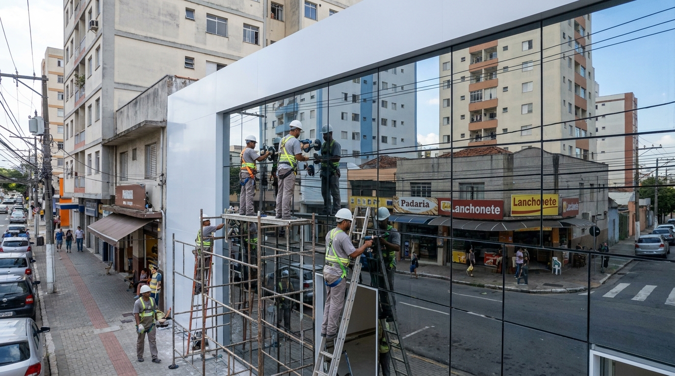 Fechamentos em Vidro em Santos‑SP