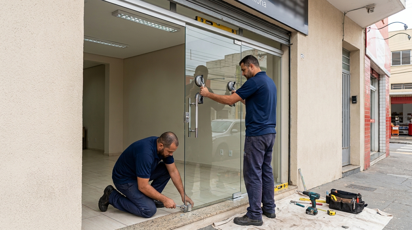 Portas Residenciais e Comerciais em Santos‑SP