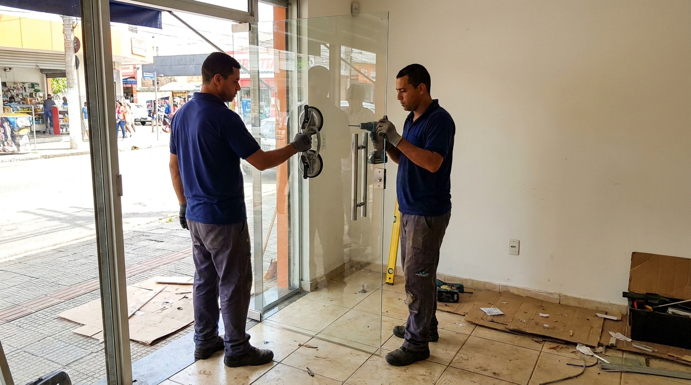 Portas em Vidro em Santos‑SP