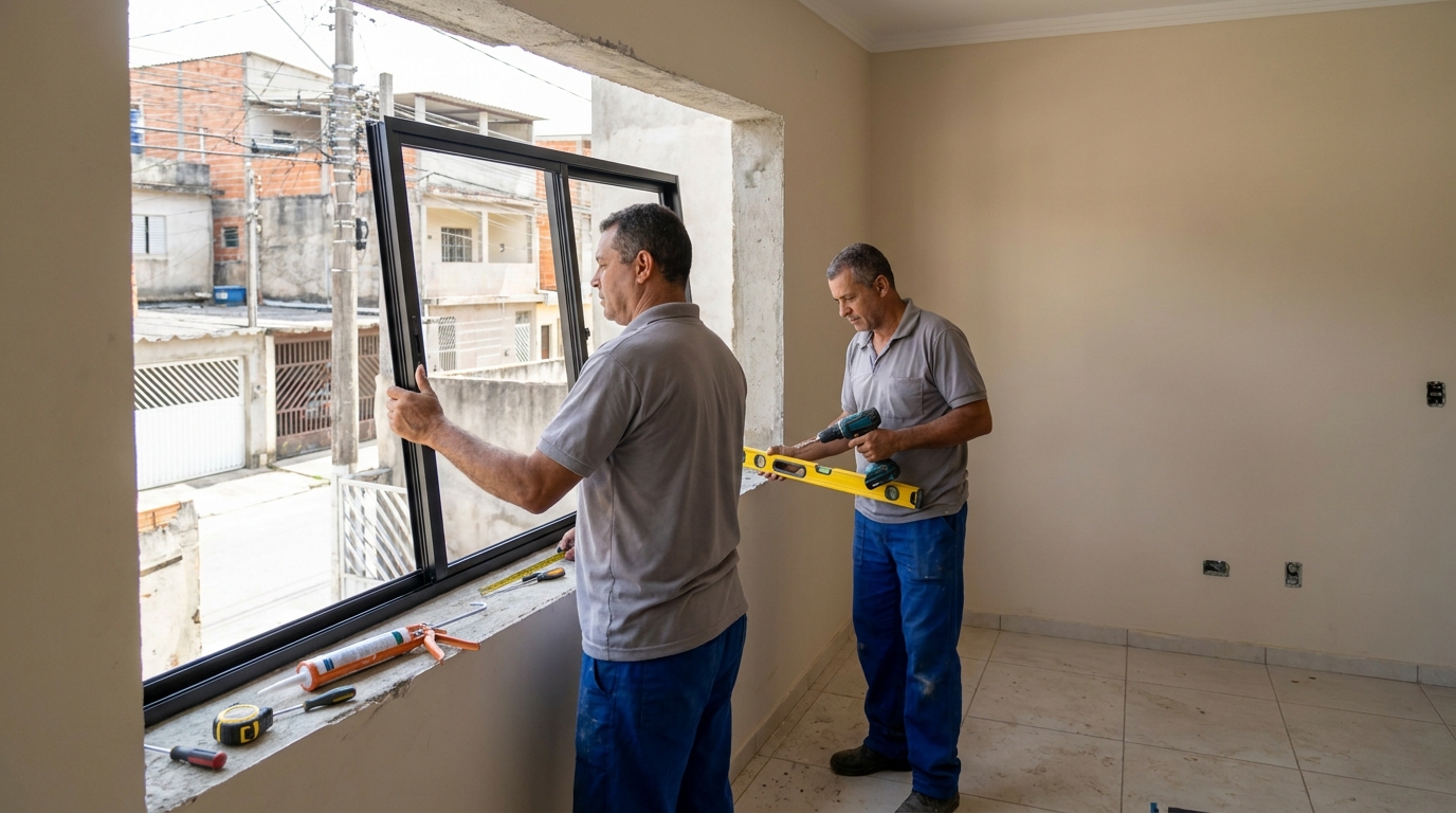 Esquadrias de Alumínio em Santos‑SP